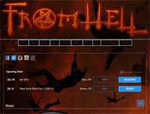 Tablet Screenshot of fromhell.net